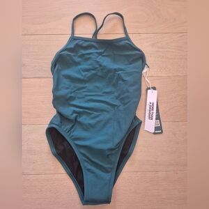 Jolyn Clothing Deep Teal One Piece Swimsuit
